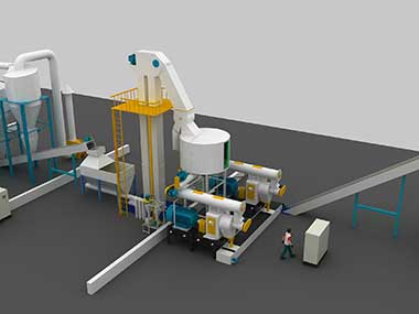 3D design pellet plant