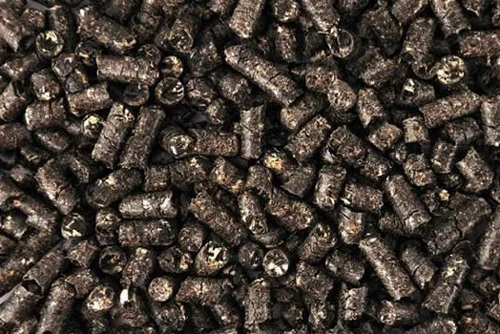carbonized wood pellets