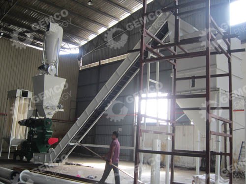 efb pellet mill and belt conveyor