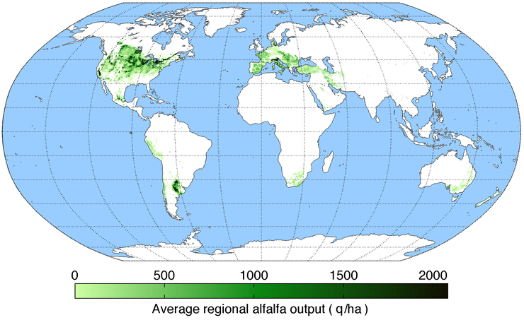 alfalfa regional distribution