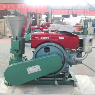 diesel engine pellet machine