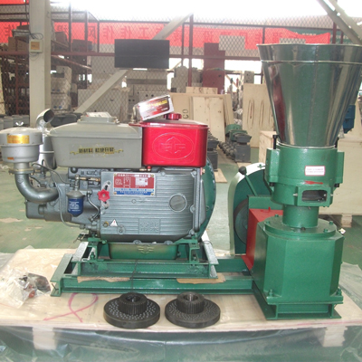 diesel engine pellet machine