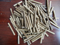 green bamboo pellets