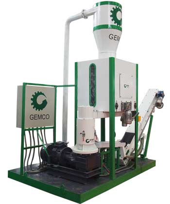 mobile wood pellet line