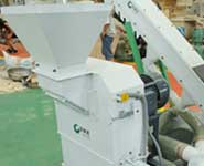 hammer mill of mobile pellet line 