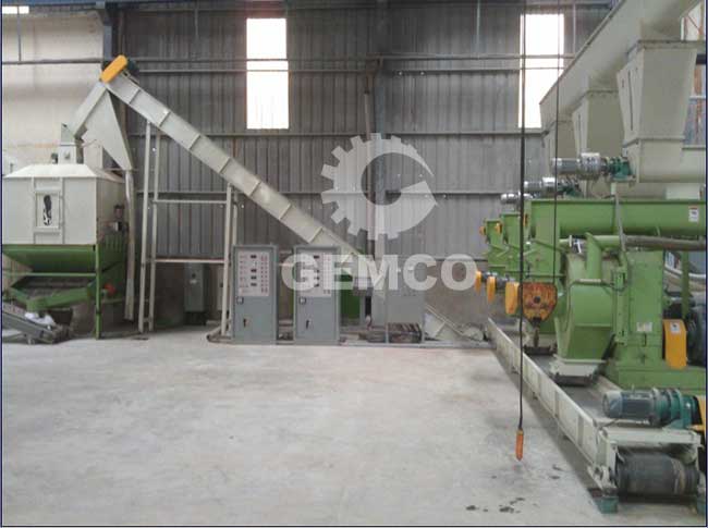 wood pellet mill plant