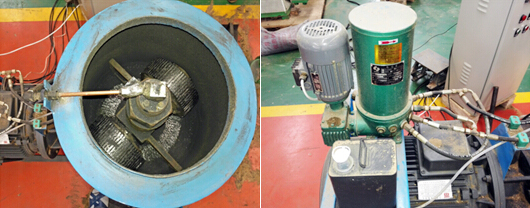 pellet machine lubricating system