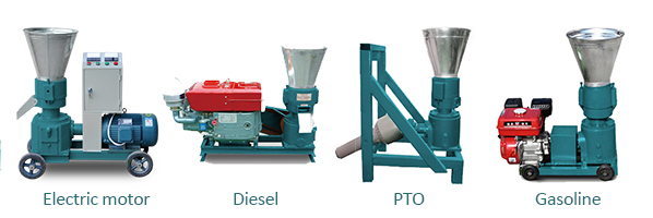 pellet machines with different drives