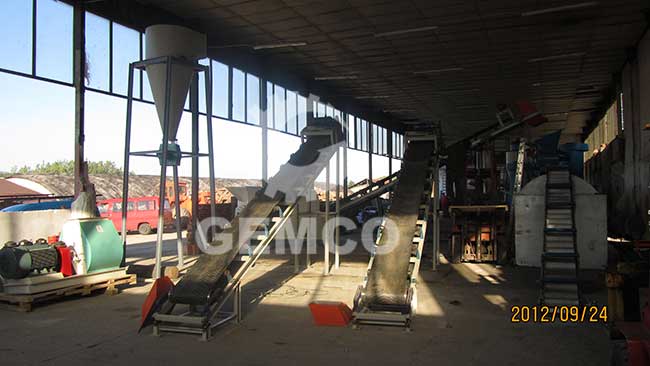 1ton/h sawdust pellet plant in Bulgaria