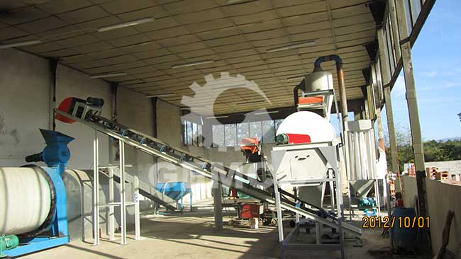 1ton/h sawdust pellet plant in Bulgaria