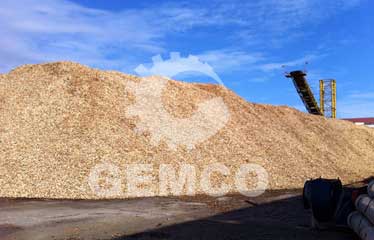 raw material for making wood pellets