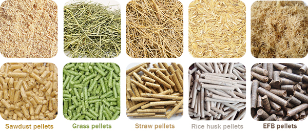 raw materials and pellets