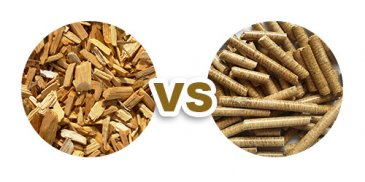 Why should you use wood pellets rather than wood chips?