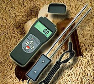 wood pellets moisture meter