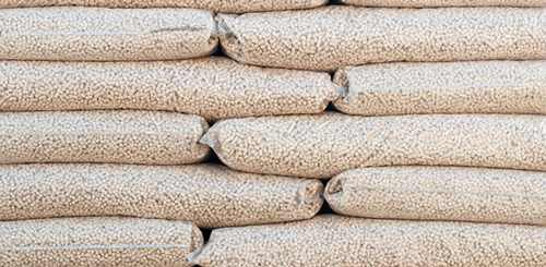 wood pellets storage