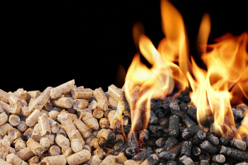 wood pellets and carbonized wood pellets